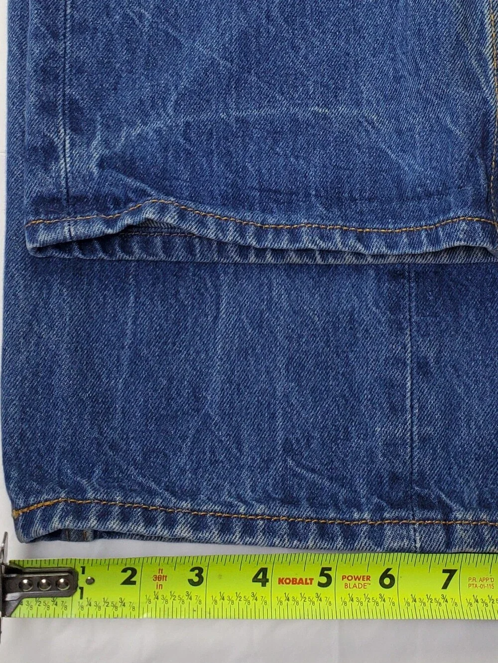 Levis Mens 501 Button Fly Denim Jeans - Size 40 x 32 - GUC - SEE PHOTOS